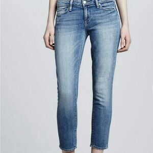 PAIGE Blue Kylie Crop Skinny Jeans